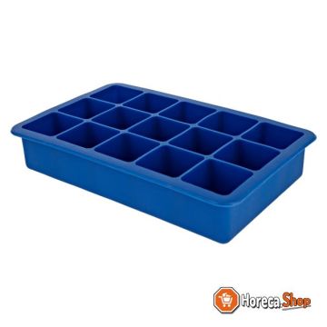 Ice cube holder blue
