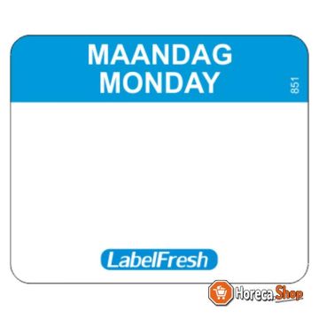 Code label small monday