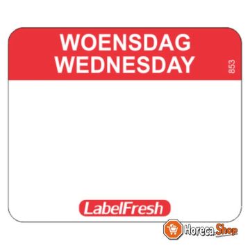 Code label small wednesday
