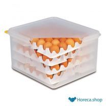 Boîte à œufs avec couvercle hermétique, convient pour 4 plateaux de 30 œufs