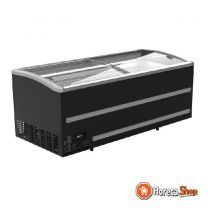 Supermarket chest freezer black 2125