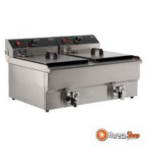 Electric counter fryer 2x10 l
