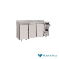 600 refrigerated counter 3 doors with disposal drawer for coffee