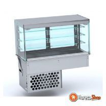 Drop-in cubic refrigerated display - closed 4 1