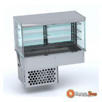 Drop-in cubic refrigerated display - roll-up 4 1