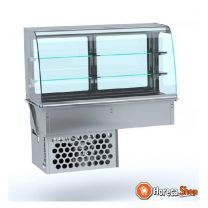 Drop-in curved refrigerated display - closed 3 1