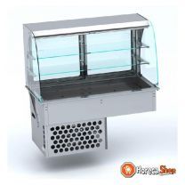 Drop-in curved refrigerated display - roll-up 3 1