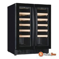 Wine fridge 2 doors 100l dual zone