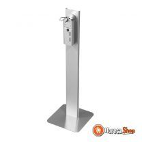 Stainless steel disinfection pole incl. dispenser with elbow control