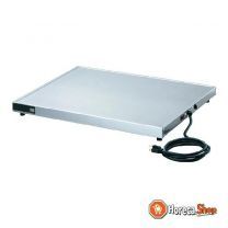 Hot plate table model, tablet in stainless steel
