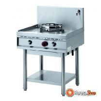 Wok gas stove, 1 fire (15 kw)