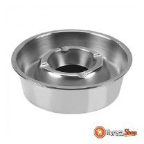 Patio ashtray 14cm, all stainless steel