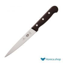 Filleting knife with wooden handle 15 cm