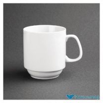 Whiteware stackable mug 28.4cl