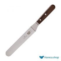 Curved palette knife with wooden handle 25.5 cm