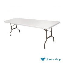 Table pliable  244cm blanc