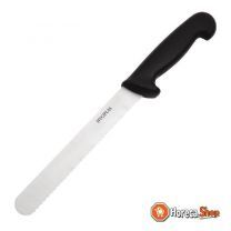 Bread knife black 20.5cm
