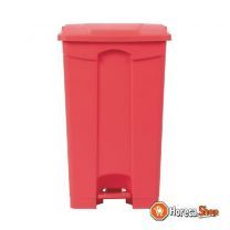 Abfallbehälter rot 87ltr
