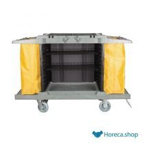 Housekeeping cart with 2 bags