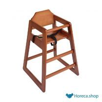 High chair dark brown