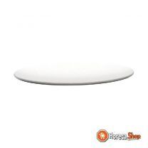Topalit smartline rond tafelblad wit 70cm