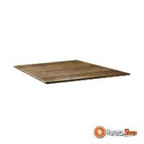 Topalit smartline vierkant tafelblad atacama kersenhout 80cm