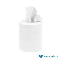 Mini centrefeed handdoekrollen wit (12 stuks)