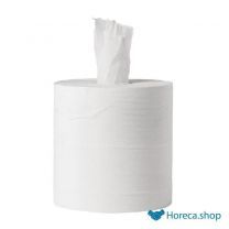Centrefeed handdoekrollen wit (6 stuks)