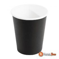 Kaffeetassen einwandig schwarz 23cl x1000