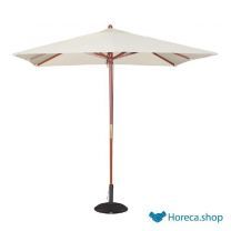 Vierkante crème parasol 2,5 meter