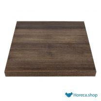 Plateau de table carré  chêne rustique 70cm