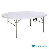 Foldable round table 183cm