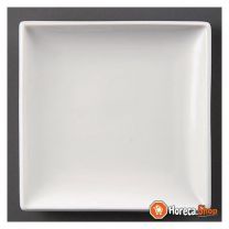 Whiteware square plates 29.5 cm