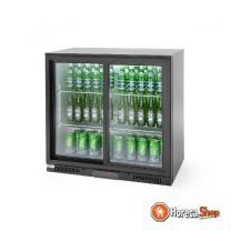 Backbar koelkast met schuifdeuren 197l, , 220-240v 160w, 900x500x(h)900mm