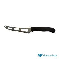 Cheese knife serrated   point black