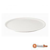 Plate of pizza 35 white