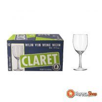 Claret wijnglas 33 cl (set van 12)