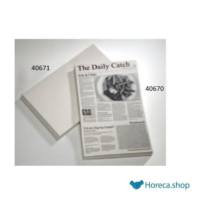 oplichter onderwerpen omverwerping Vetvrij papier 42×25 cm, 500 stuks, motief krant 40670 van Aps kopen? |  Horeca.shop