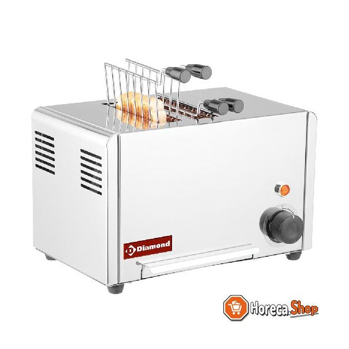 Auroch Aarde uitdrukken Elektrische toaster (croque-monsieur), 2 tangen - roestvrij staal. D2CM-XP  van Diamond kopen? | Horeca.shop