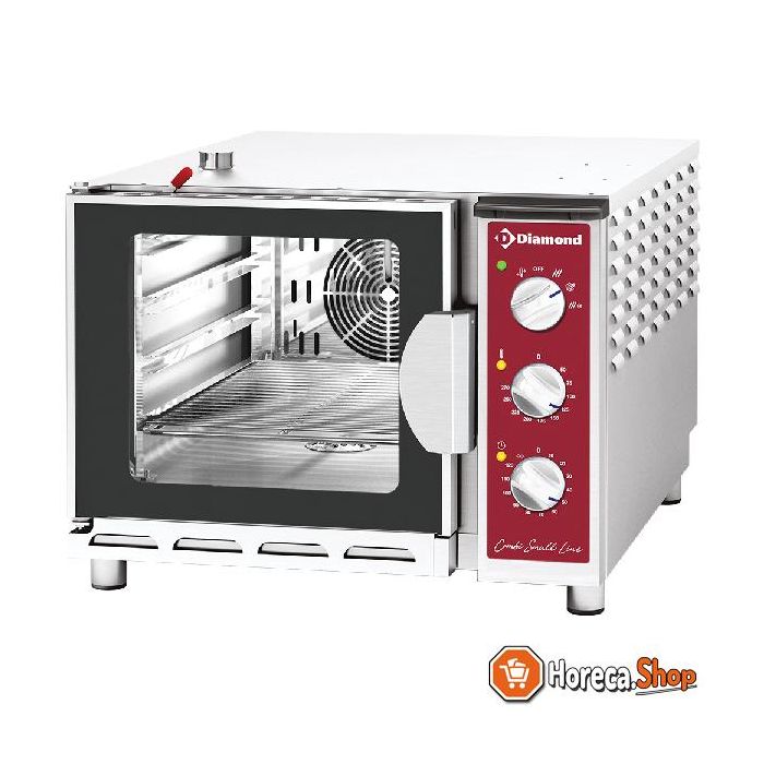 Spit kortademigheid Digitaal Elektrische oven stoom-convectie, 4x gn 1 1 DFV-411/S van Diamond kopen? |  Horeca.shop