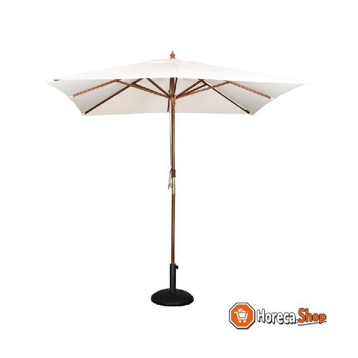 Fascineren Centimeter de elite Vierkante crème parasol 2,5 meter GH988 van Bolero kopen? | Horeca.shop